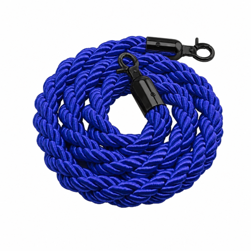 Cordone di delimitazione Blu con morsetto Nero mt. 2