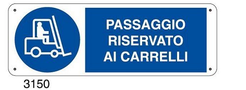 Passaggio riservato ai carrelli