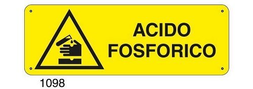 Acido fosforico - C - Alluminio 330x500 mm