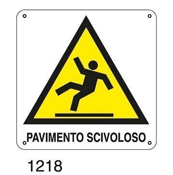 Pavimento scivoloso