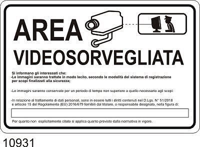 Area Videosorvegliata con operatore