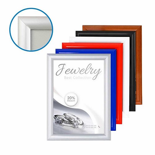 Cornici a scatto con angolo vivo - Formato A1 - 594 x 841 mm dimensioni esterne: 625 x 872 mm