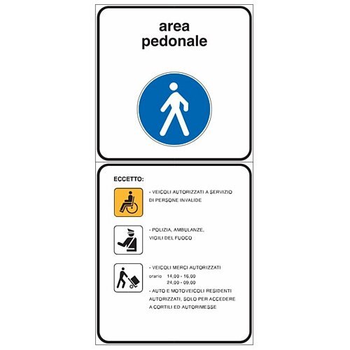 Area pedonale