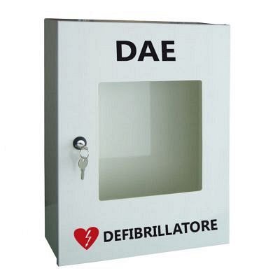 ARMADIO IN METALLO PORTA DEFIBRILLATORE