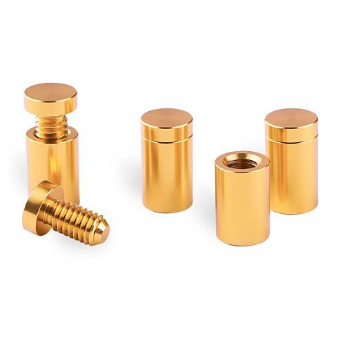 Distanziale in alluminio ramato 13×19 mm