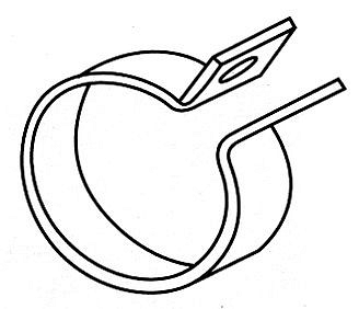 Staffa Controvento Ø 60 mm.