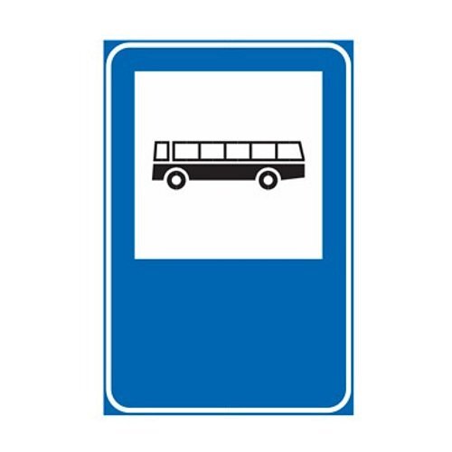 Fermata Autobus - A - Ferro CL.1 40x60 cm