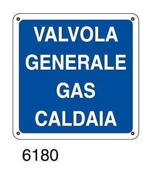 Valvola generale gas caldaia - D - Alluminio 370x370 mm - Conf 10 pz.