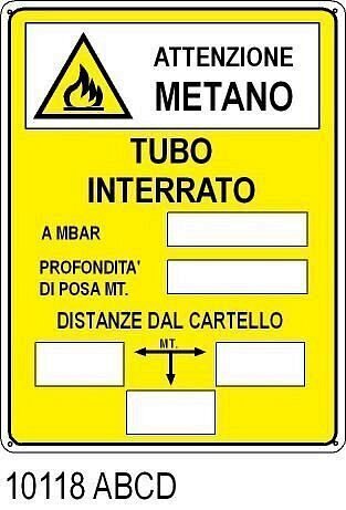 Tubo interrato - C - Alluminio 200x300 mm