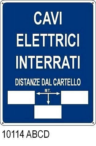 Cavi elettrici interrati - A - Alluminio 125x175 mm