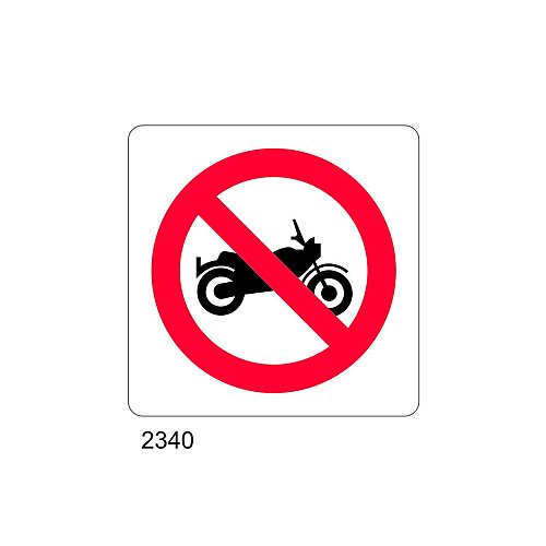 Divieto di accesso con motocicli