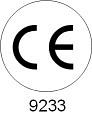 CE - etichetta - C - PVC adesivo 30mm - 30pz