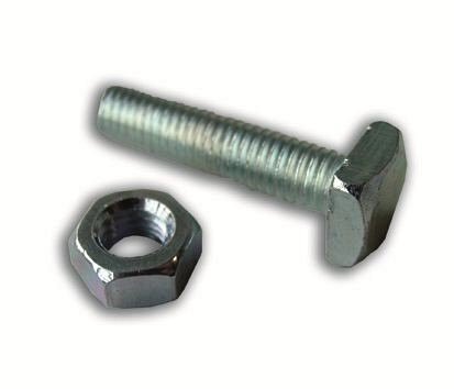 Bullone 8x35 mm. completo di dado