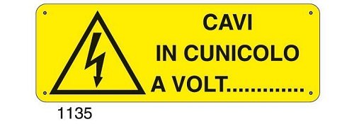 Cavi in cunicolo a volt...... - C - Alluminio 330x500 mm