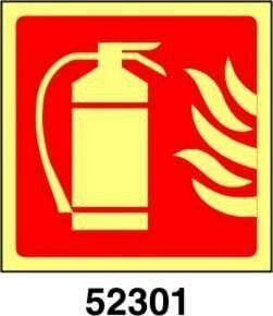 Fire extinguisher - B - PVL 150x150 mm