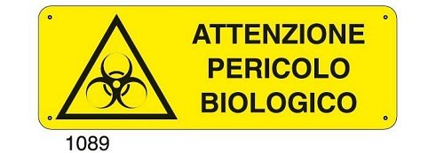 Attenzione pericolo biologico