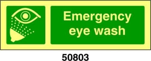 Emergency eye wash - A - PVL 300x100 mm