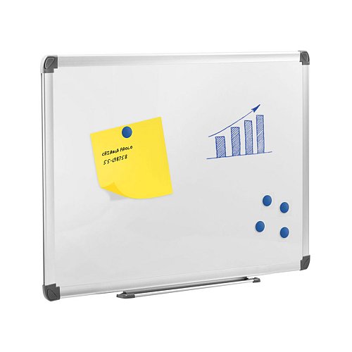 Lavagna Magnetica Bianca in Acciaio Laccato – Linea Magnetic