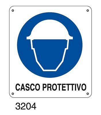 Casco protettivo - C - Alluminio 270x330 mm - Conf 10 pz.
