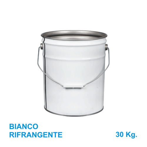 Vernice acrilica a solvente di colore BIANCO rifrangente