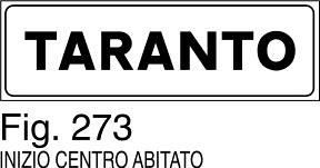 Inizio Centro Abitato - B - Alluminio CL.2 180x70 cm