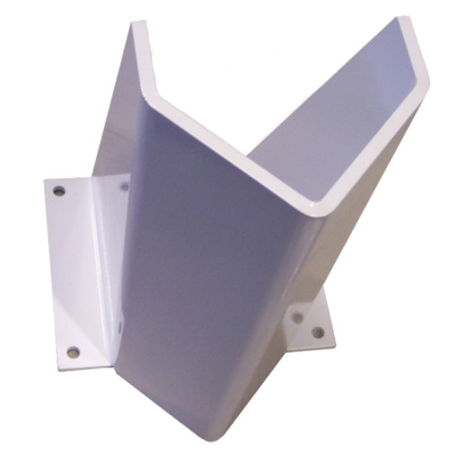 Protezione montante scaffalatura H400x150 mm.