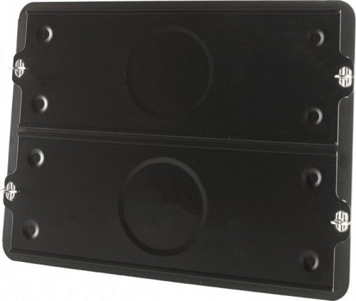 Supporto con 2 slitte per piastrine 93x135 mm.