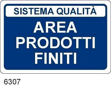 Area Prodotti Finiti - A - Alluminio - 300x200 mm