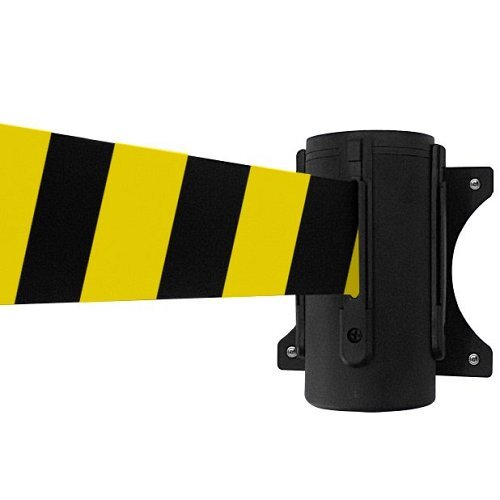 Avvolgitore a muro con nastro 5 metri - Nastro Giallo/Nero