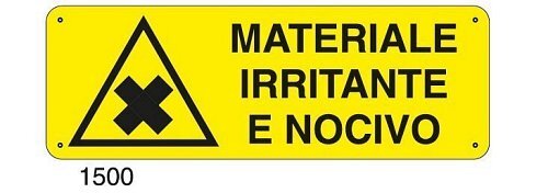 Materiale irritante e nocivo