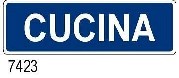 Cucina - A - Alluminio - 350x125 mm