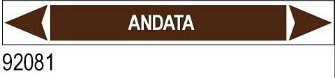 Andata - etichetta - B - PVC adesivo - 350x60 mm