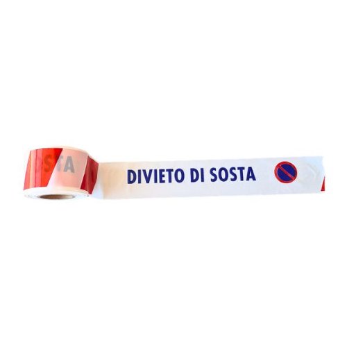 Nastro Segnaletico in Polietilene  personalizzato  - DIVIETO DI SOSTA