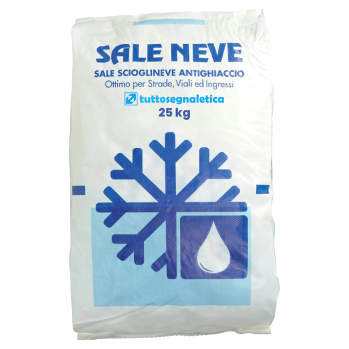 Sale per disgelo stradale - 10 Sacchetti da 25 kg
