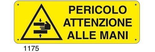 Pericolo attenzione alle mani