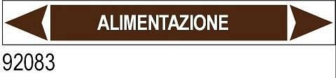 Alimentazione - etichetta - A - PVC adesivo - 175x30 mm