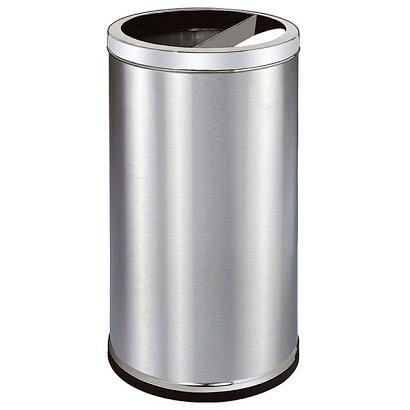Cestino Gettacarte da Esterno con Scomparto per Sabbia - Silver
