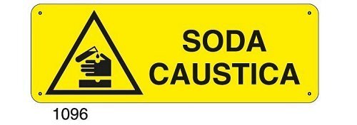 Soda caustica - C - Alluminio 330x500 mm