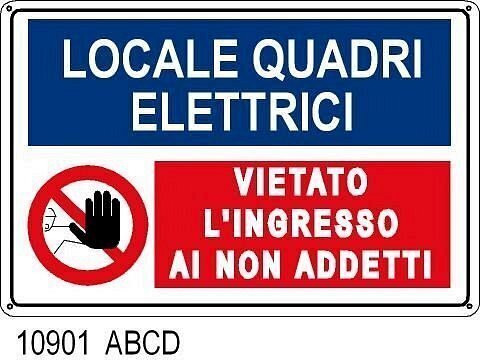 Locale quadri elettrici - C - Alluminio 200x300 mm - Conf 10 pz