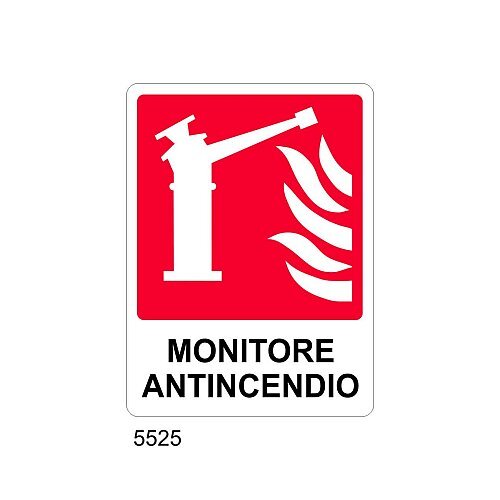 Monitore antincendio - A - Alluminio 120x145 mm - Conf 10 pz.