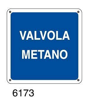 Valvola metano - D - Alluminio 370x370 mm