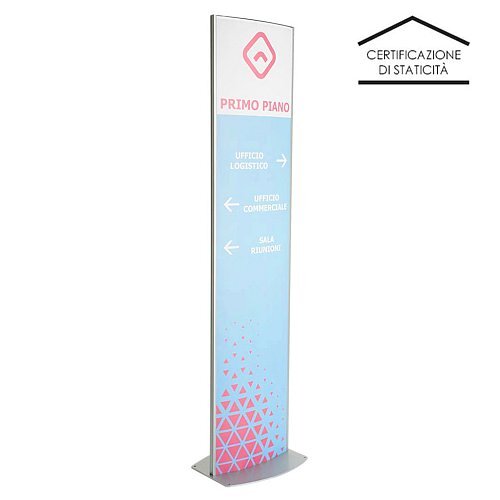 Totem Bifacciali da Interni - Dimensioni struttura: cm. 70x250