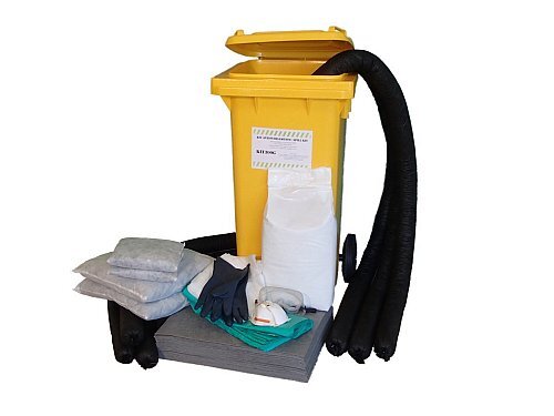 Kit antisversamento specifico per cantieri per medi sversamenti