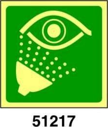 Emergency eye wash - B - PVL 150x150 mm