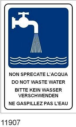 Non sprecate l'acqua conf. 10pz