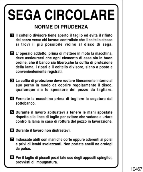 Sega Circolare