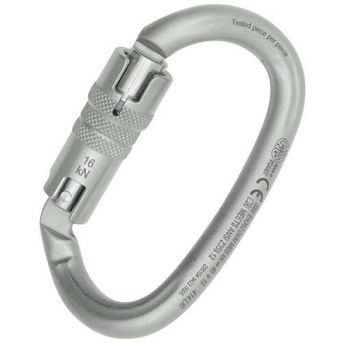 Ovalone DNA Twistlock ANSI Kong  Connettore elicoidale con ghiera Twist Lock - Colore Lunar White