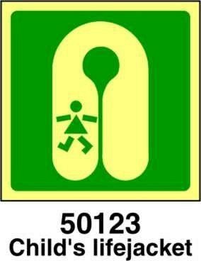 Child's lifejacket - B - PVL 300x300 mm