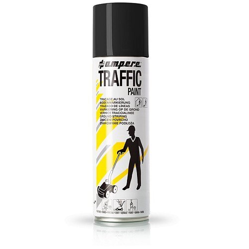 TRAFFIC PAINT bombolette vernice per macchinetta traccialinee - Nero - 1 Bomboletta