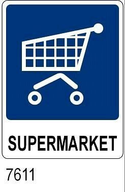 Supermarket - A - Alluminio - 160x210 mm